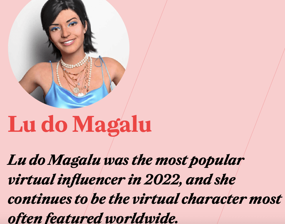AI-generated virtual influencer
